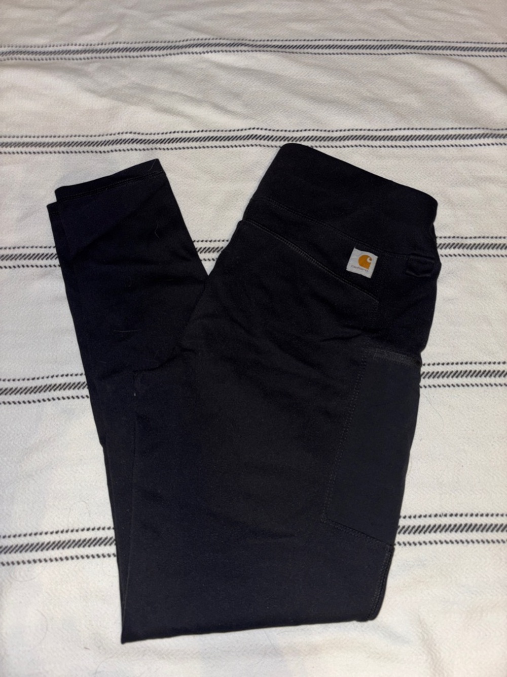 Carhartt Black Utility Leggings with Logo Patch